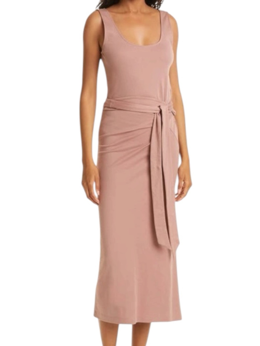 Vince Pima Cotton Sleeveless Dress in Rose Pink Size Medium V744483458 - Picture 9 of 9